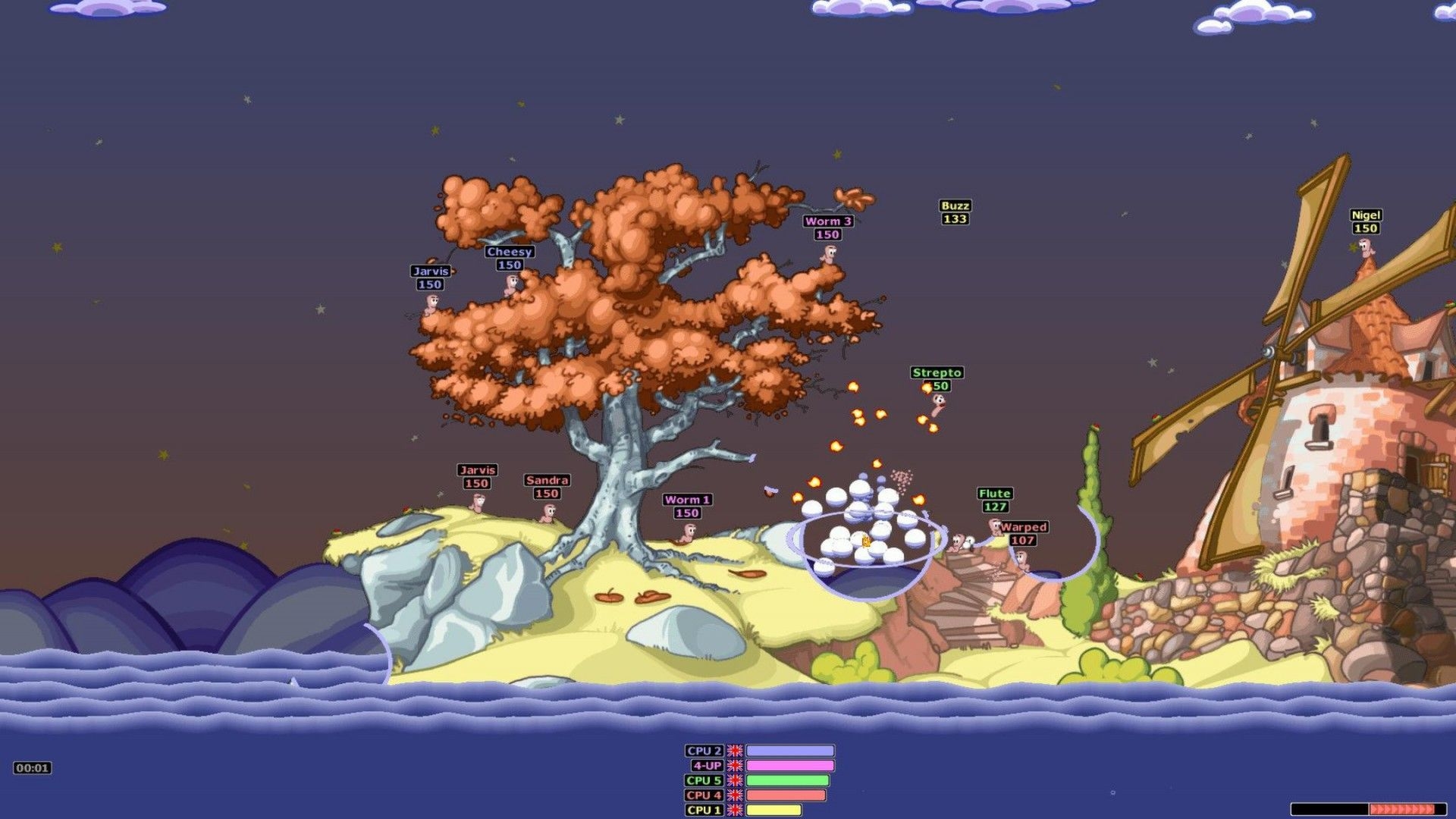 Worms Armageddon Steam Key GLOBAL - Screenshot 2