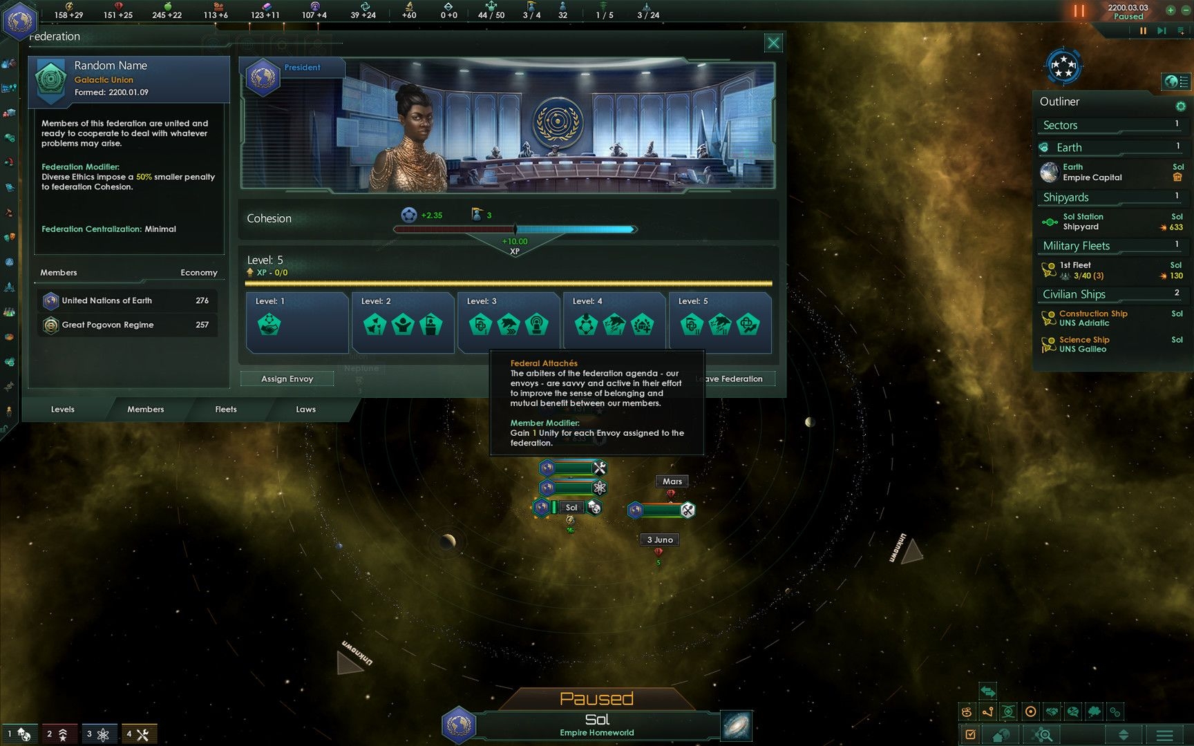 Stellaris: Federations - Steam Key - GLOBAL - Screenshot 2