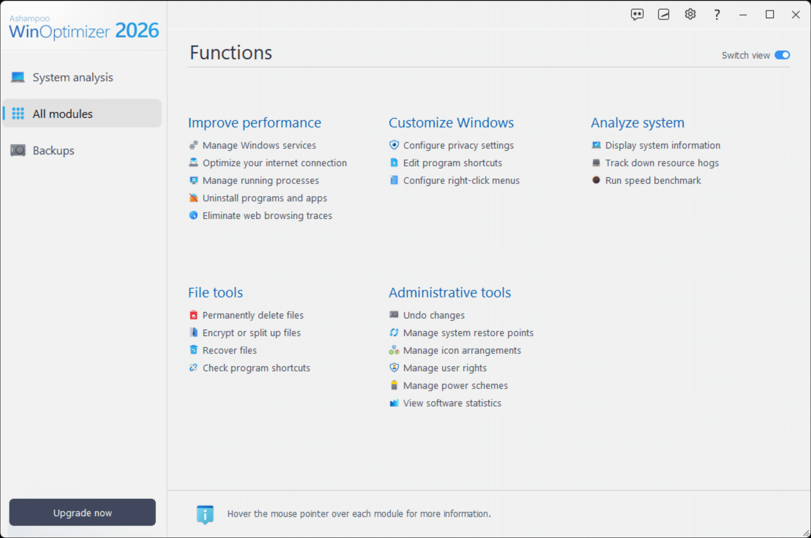 Ashampoo WinOptimizer 2026 (PC) (1 Device, Lifetime)  - Ashampoo Key - GLOBAL - Screenshot 1