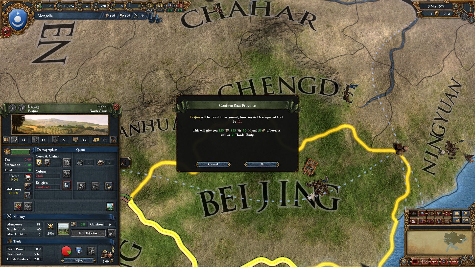 Europa Universalis IV: The Cossacks Steam Key GLOBAL - Screenshot 1