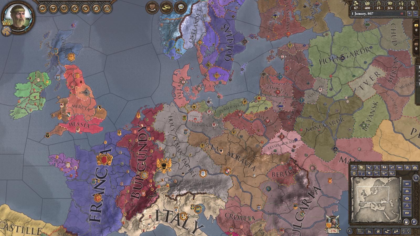 Crusader Kings II - The Republic Steam Key GLOBAL - Screenshot 3