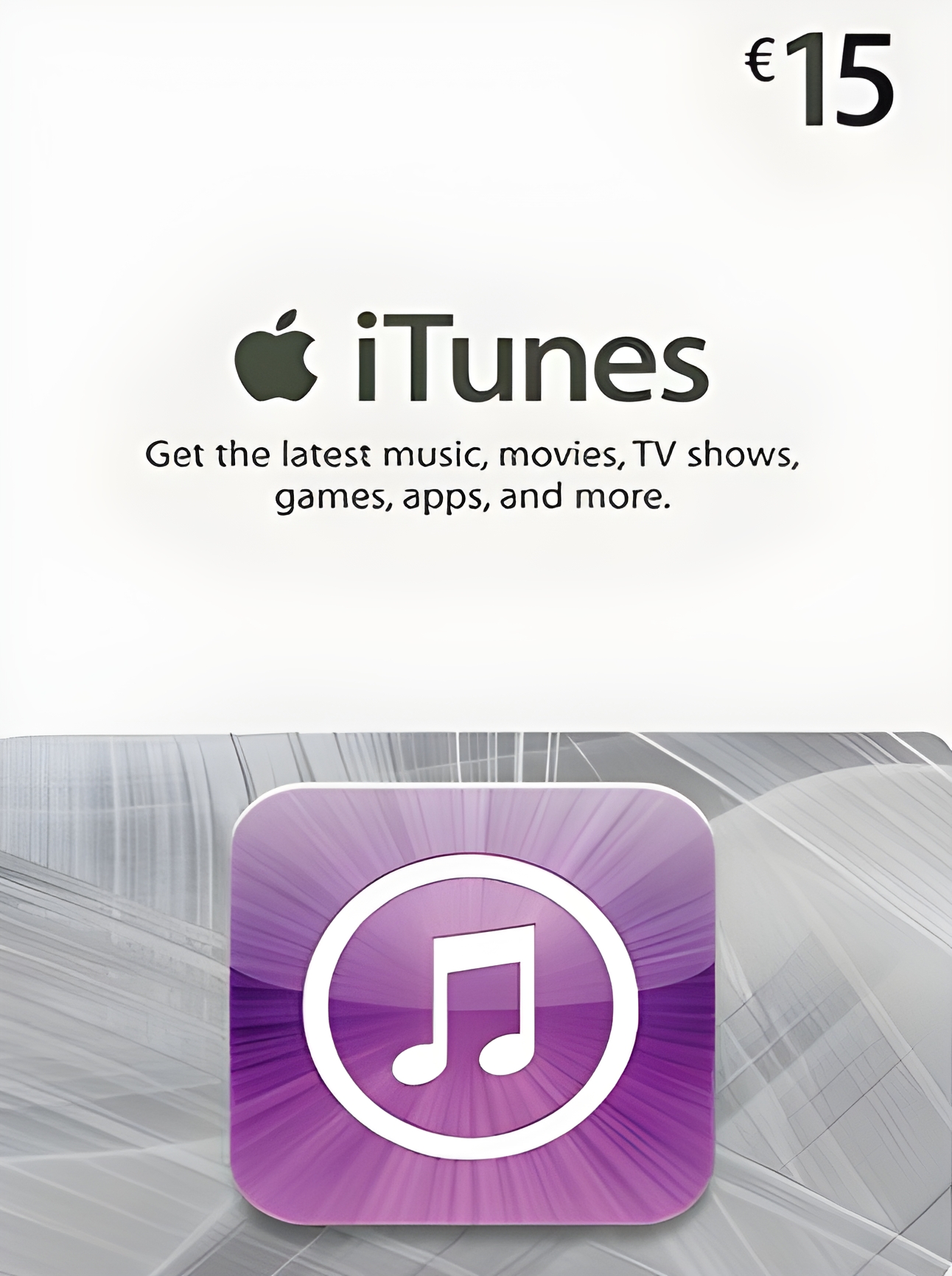 Apple iTunes Gift Card 15 EUR - iTunes Key - Germany