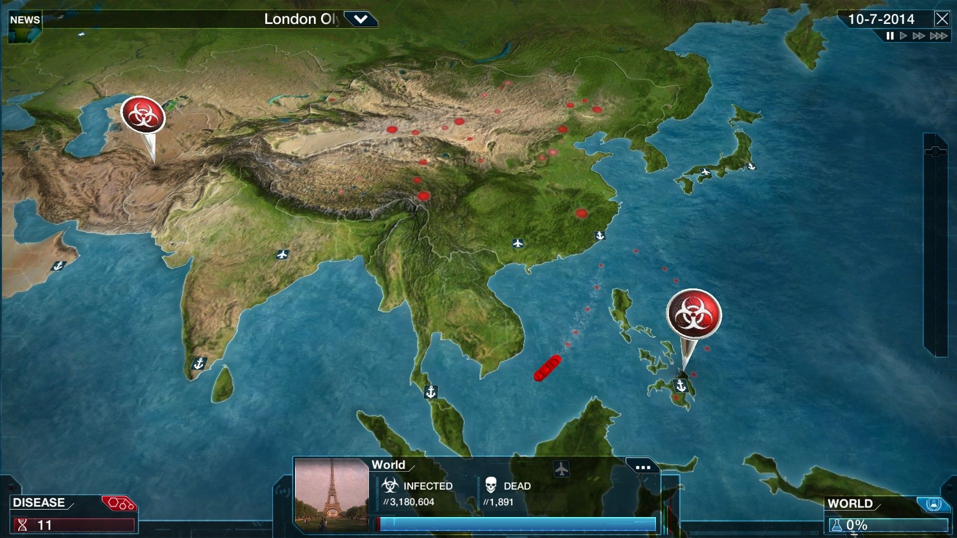 Plague Inc: Evolved Steam Key GLOBAL - Screenshot 1