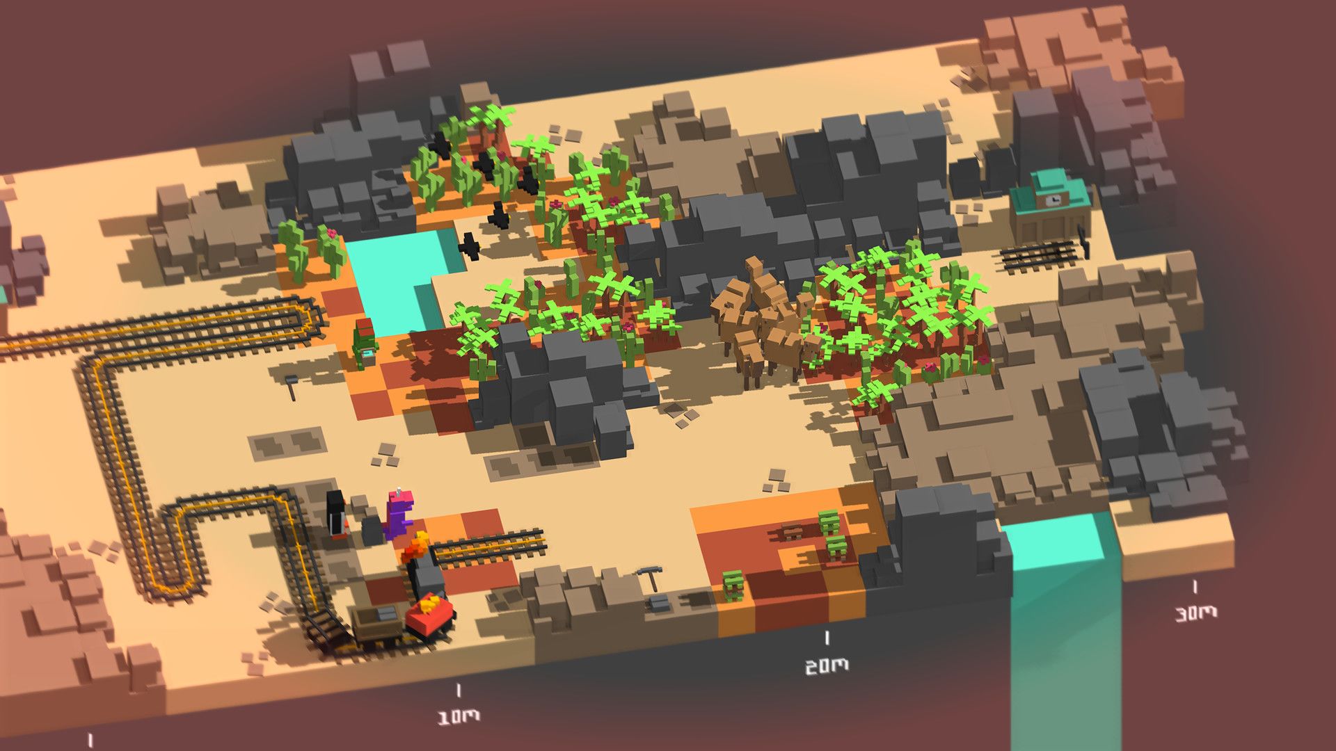 Unrailed! (PC) - Steam Key - GLOBAL - Screenshot 1