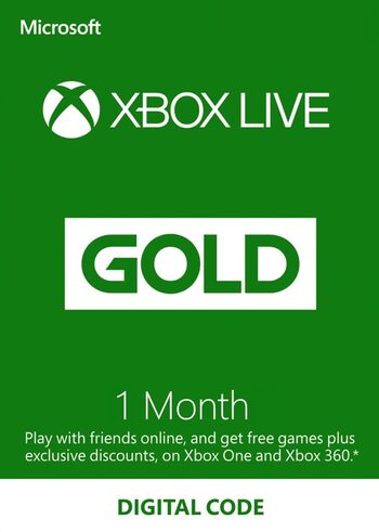 Xbox Live GOLD Subscription Card 1 Month Xbox Live EUROPE (must have added payment to the Xbox account)