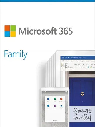 Microsoft Office 365 Family (PC) (6 Devices, 1 Year)  - Microsoft Account - GLOBAL
