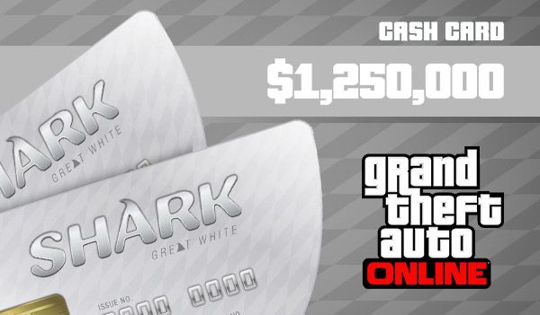 Grand Theft Auto Online: Great White Shark Cash Card 1 250 000 PC Rockstar Key GLOBAL - Screenshot 3