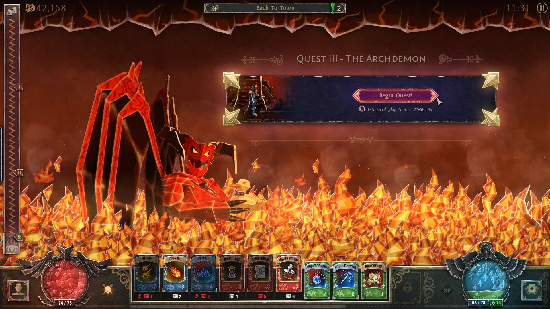 Book of Demons Steam Key GLOBAL - Screenshot 3